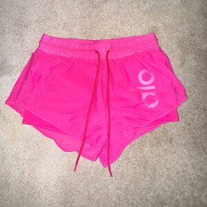 ALO Yoga Hot Pink Athletic Running Shorts